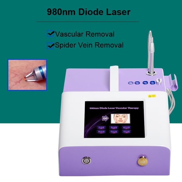 

980 diode vascular laser spider vein treatment blood vessel laser vein removal laser equipment for spider veins