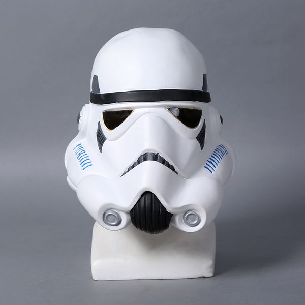

white stormtrooper helmet full face darth vader mask clone trooper cosplay mask masquerade party costume supply