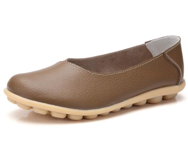 

women shoes leather flats wild breathable women's casual shoes 1327, Black