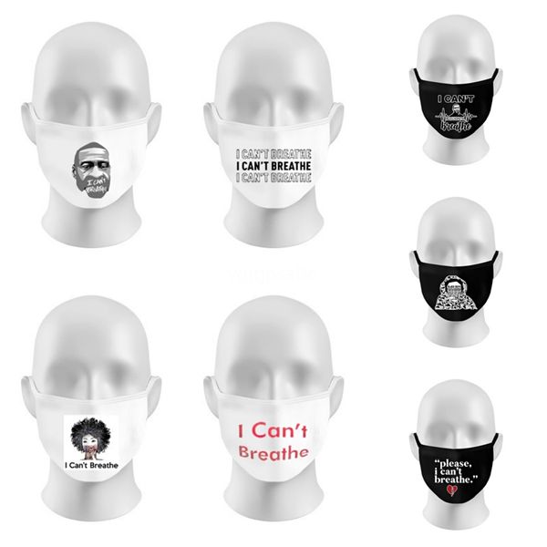 

black face mask designer letter face mask ice silk thin cool masks can be washed section hanging ear masks sunscreen dustproof #642