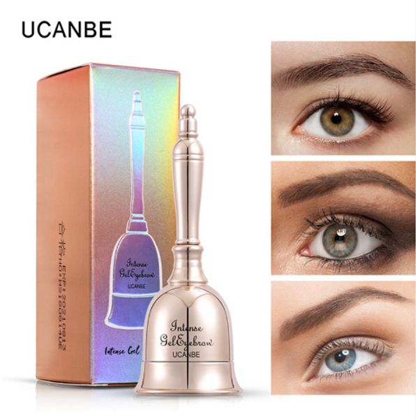 

3 colors bell shaped eyebrow gel makeup long lasting 3d eyes brow tint cream waterproof enhance cosmetic with brush