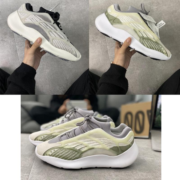 

box sneakers yeezy yeezys yezzy yezzys 3m 700 v3 azael kanye west shoes mens running shoes men 700s shoes #4a35#, Black