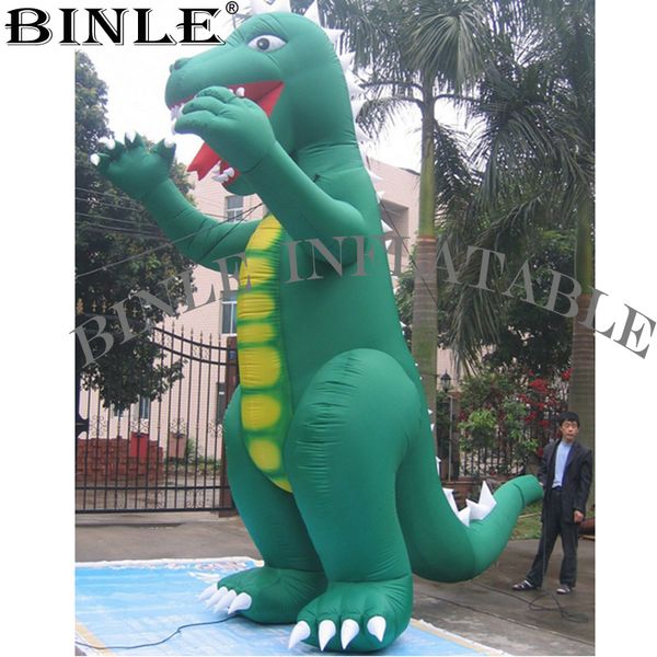 

most popular simulation animal balloon green giant inflatable dinosaur for festival decoration
