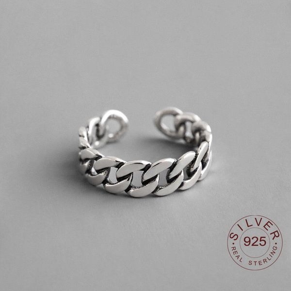 

korean women 925 sterling silver rings for women multi-layer interwoven weaving line heart ring knuckle tail ring, Golden;silver