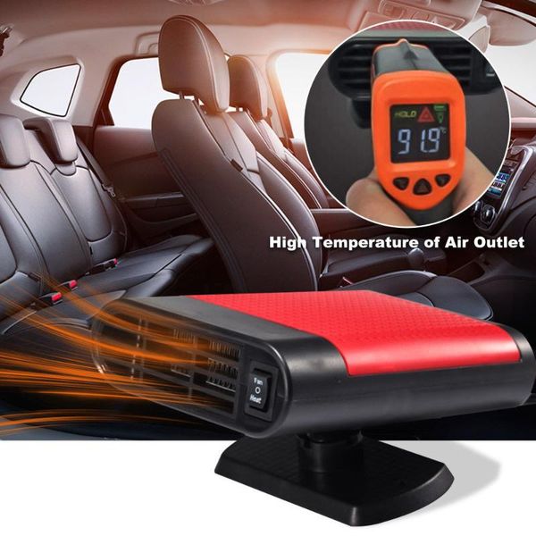 

car portable auto ceramic cooling heater fan heating defroster demister 12v 150w 125x37x56 mm