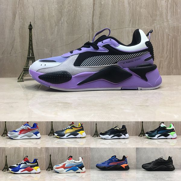 

2019 мужчины женщины rs-x reinvention system шейкер whisper белый черный и золотой папа обувь спортивная мода кроссовки кроссовки 36-45, Black