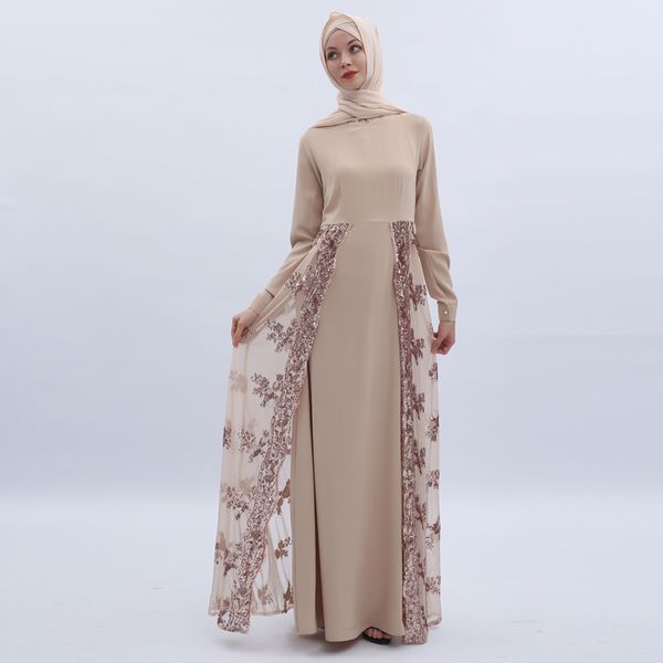 

sequin abaya kaftan dubai arabic muslim hijab dress women caftan robe femme musulmane longue vestidos eid turkish dresses elbise, Red