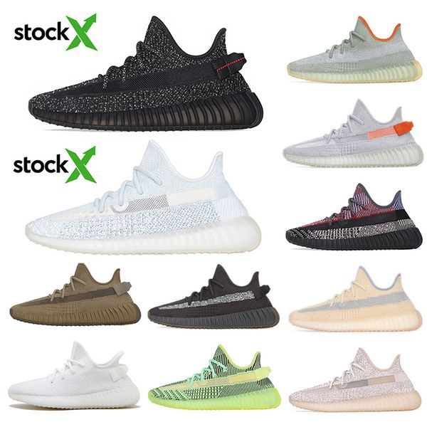 

2020 kanye west men women running shoes yecheil yeezreel hyperspace lundmark antlia static reflective v2 with ball size 36-48