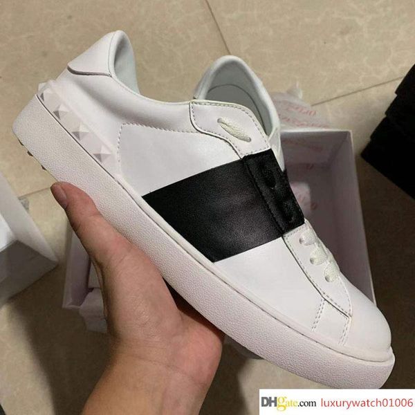 

men open genuine leather designer sneakers white sale designer shoes new for women casual shoes