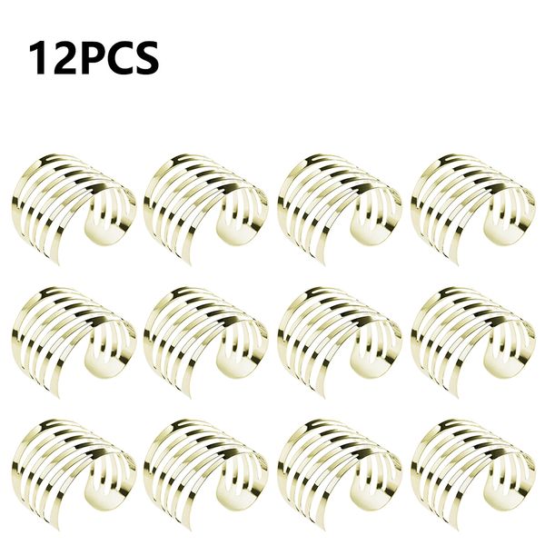 

12 pcs new arrival napkin rings alloy silver/gold 4.5*4cm suitable for wedding party anniversary banquet