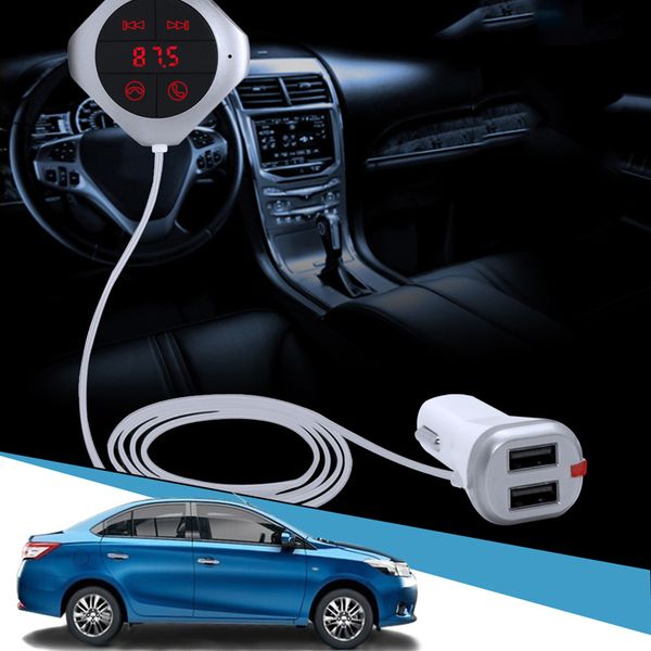 

bluetooth fm-передатчик автомобильный mp3 hands-free игрока вызов с двойной usb зарядное устройство