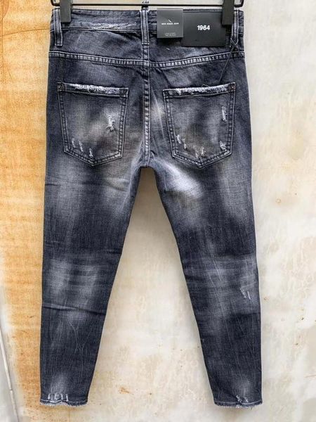 

dsenqi new men jeans ripped for jeans pants biker outwear man pants 981, Blue