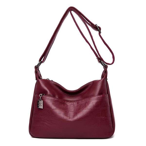 

leather women shoulder messenger bags handbag crocodile pttern bags large capacity famous bag handbags sac