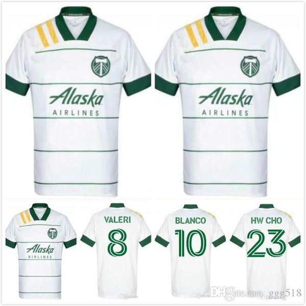 

2020 2021 mls men's portland timbers home away soccer jerseys 20 21 mls blanco chara valentin valeri men football shirts, Black;yellow