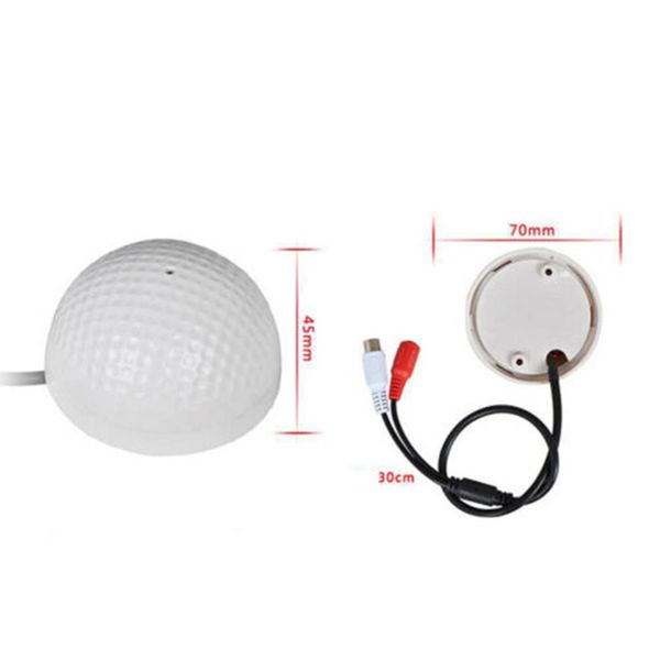 

cctv microphone ball shape audio pickup device high sensitivity audio monitoring device for car car styling gps