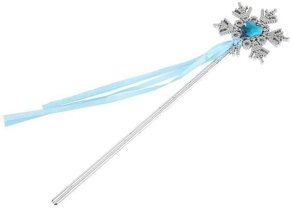 

cosplay crown tiara hair accessory crown wig +magic wand for, Slivery;white