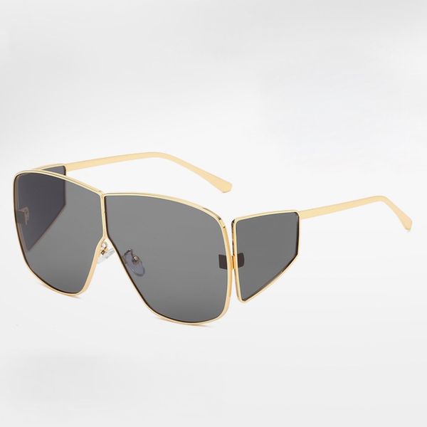 

2020 new vintage windproof oversized sunglasses for women uv400 fashion big ocean sunglasses 7 colors wholesale, White;black