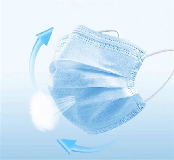 

dhl ship face10 face 20 50 1pcs satetypollution mouth masks pm2.5 3 layer elastic earloop mask kzk9