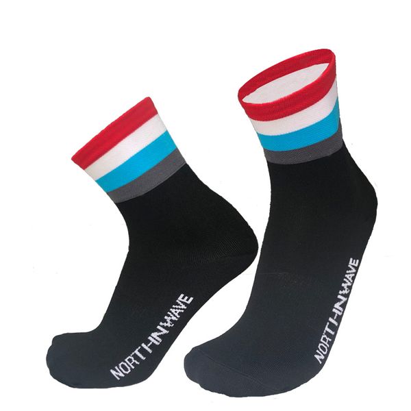 

cycling socks professional competition bicycle socks outdoor sports running, Black