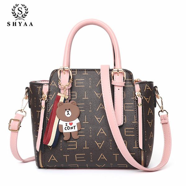 

shyaa 2020 spring and summer new european and american women's bag ladies handbag fashion big bag female shoulder messenger