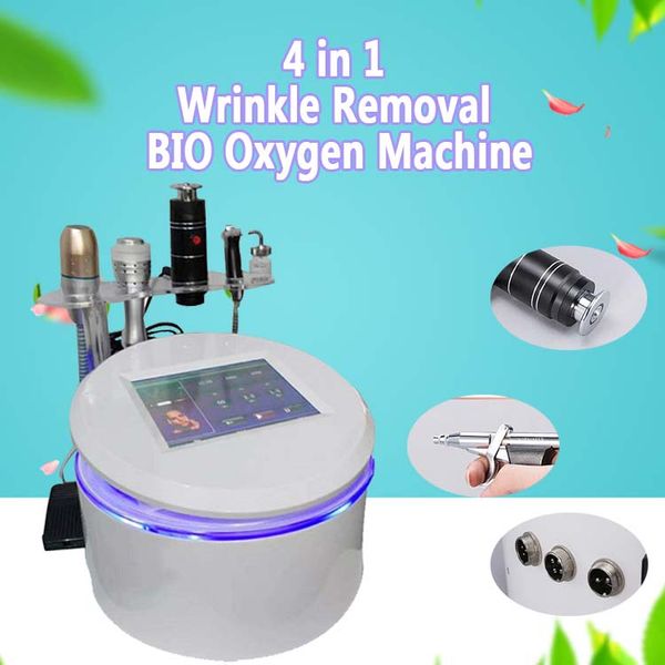 

4in1 portable v-max skin tightening ultrasound face lift effective wrinkle treatment machine bio nutrient inject skin cooling oxygen spray
