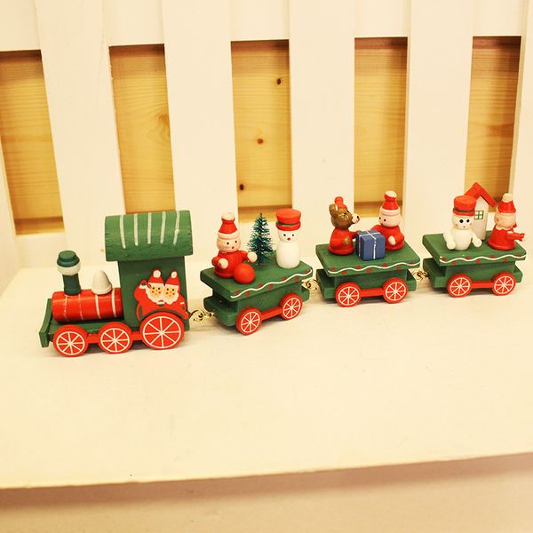 

2019 new year santa claus pull train christmas decorations stickers christmas natal