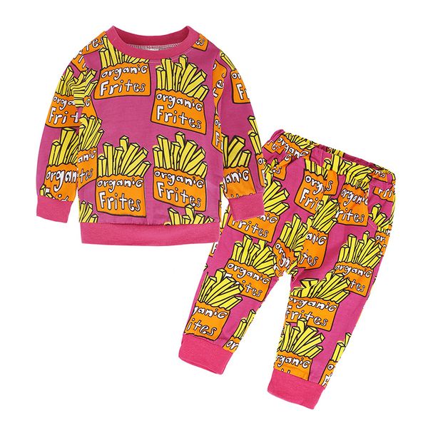 

newborn clothes spring baby girl clothes set baby boy for kids cotton long sleeve sport suit outfit infant clothing, White