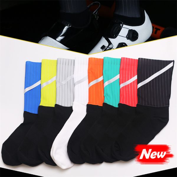 

wosewe cycling socks protect feet sport socks breathable wicking skiing running basketbal motorcycle bicycle bike, Black