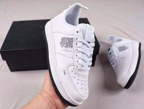 

2019 new arrival forced 1 mens women fashion running shoe one sports skateboarding black white trainers designer sneakers jogging size 36-45