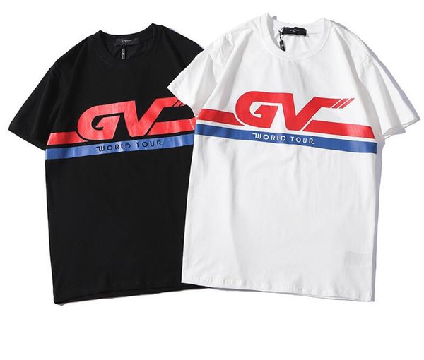 

новая летняя мода мужчины и женщины футболка студенты роскошный дизайн с короткими рукавами тройник мальчики девочки повседневная футболка т, White