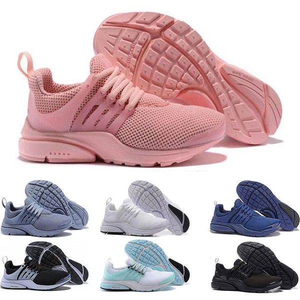 

2019 Presto BR QS running shoes for men womens Triple white black grey Breathe Greedy Oreo Yellow purple Red Sneakers sport size 36-45