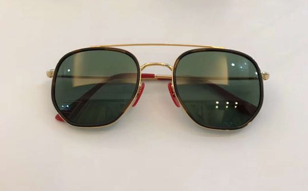 

vintage gold pilot солнцезащитные очки зеленый объектив оттенки gafas де золя мужчин вс очки новый с футляром, White;black