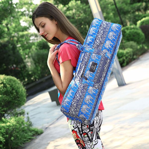 

multi men women fitness bag sports dancing waterproof bag portable yoga mat cover storage large capacity canvas pilates mat