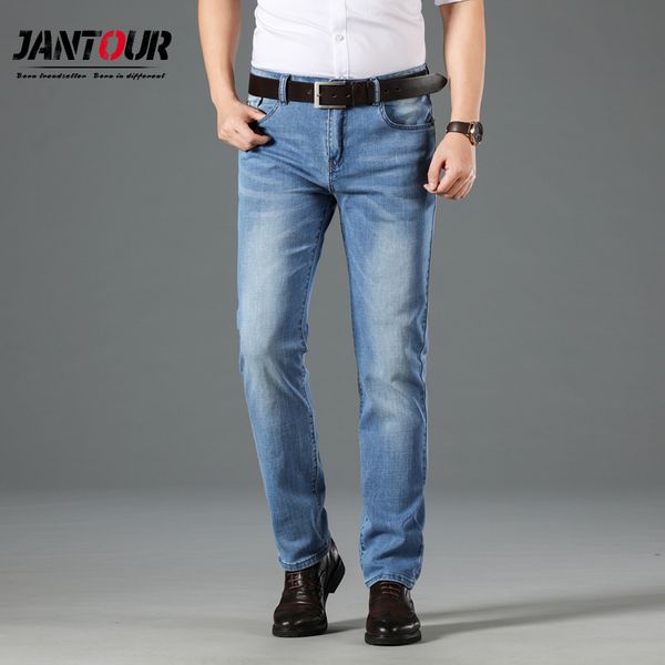 

jeans men clothes homme pants brand mens ropa de hombre jean uomo denim man slim fit blue stretch regular pantalon trousers male