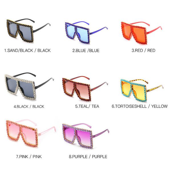 

crystal square sunglasses quality fashion women sunglasses italy brand designer glasses big frame crystal square diamonds oversize rzqip nik