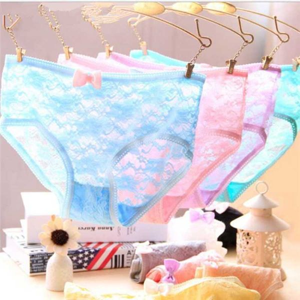 

2019 girls underwear panties bow low waist briefs young girl teenagers pants children students 10pcs/lot cm-9171-10pcs, Camo
