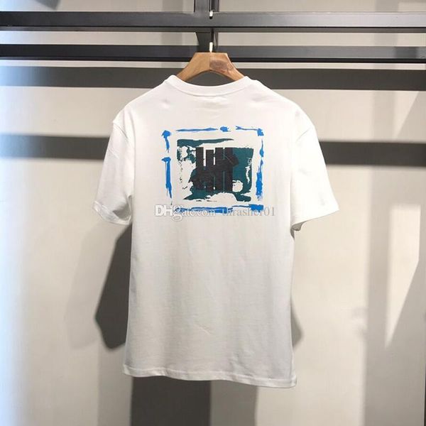 

19ss undefeated mens designer t shirt men women luxury short black white casual tees, White;black