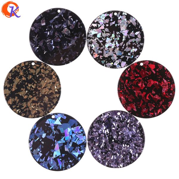 

cordial design 50pcs 36*36mm jewelry accessories/earring connectors/round coin shape/diy making/hand made/earring findings, Blue;slivery