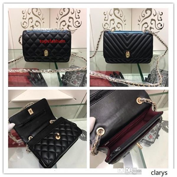 

2020 ohanel boy woc pearly matelasse lamb skin leather black chain wallet shoulder bag 33814v size:20*12*4.5cm