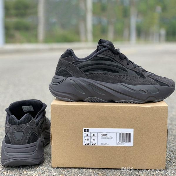 

vanta 700 fashion v2 wave runner kanye west running shoes 3m designer suede black basf athletic sports trainers