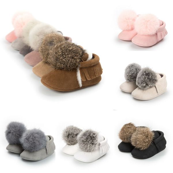 

winter baby boys girls soft cotton warm casual snow boots laces sole soft crib shoes 0-18m