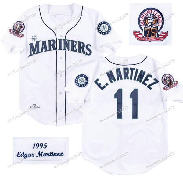 

Seattle Retro Mariners Jersey Mens Womens Youth 1995 Edgar Martinez White Baseball Jerseys