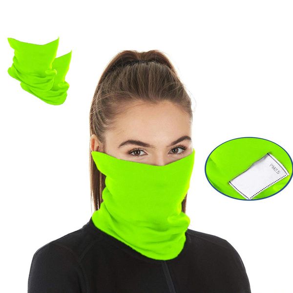 

new arrivals us stock scarf bandanas filter cycling mask neck gaiter with safety pm 2.5 filters face mask cover fashion windproof scarves