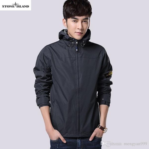 

2019 men ummer autumn coat winter tone jacket cotton brand clothing jacket parka man i land cotton coat, Black;brown