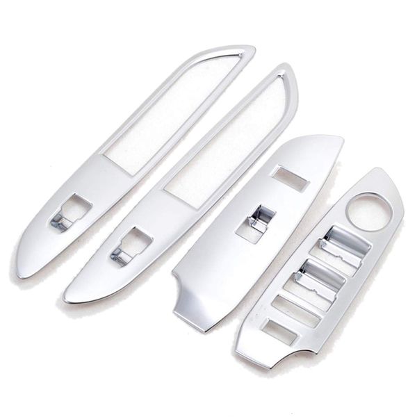 

chrome interior door cover armrest trim 4pcs for trax 2013 - 2016