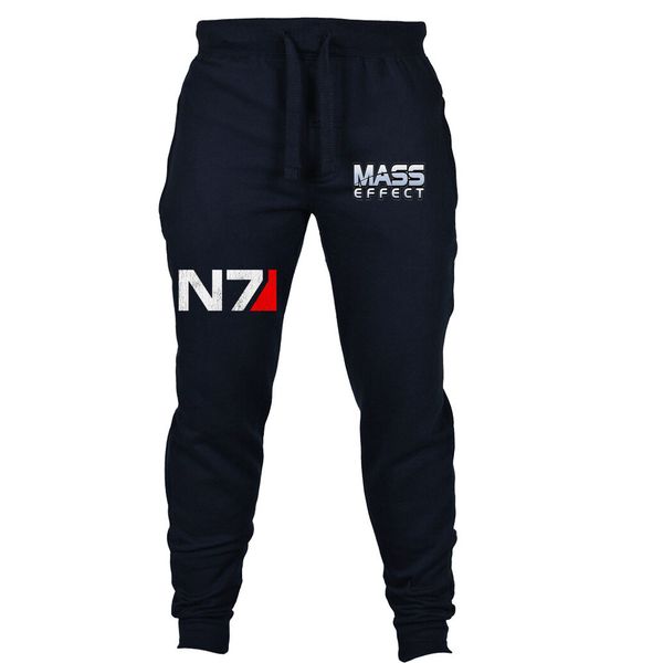 

игра mass effec брюки n7 мужчины принт тренировочные брюки косплей брюки брюки трек мужчин бегунов мужской гарем, Black