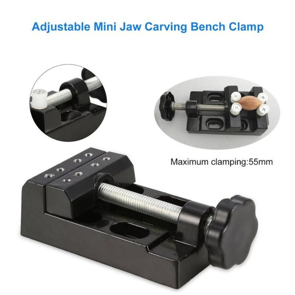 

adjustable mini jaw carving bench clamp drill press mayitr flat vice opening parallel table vise diy sculpture craft