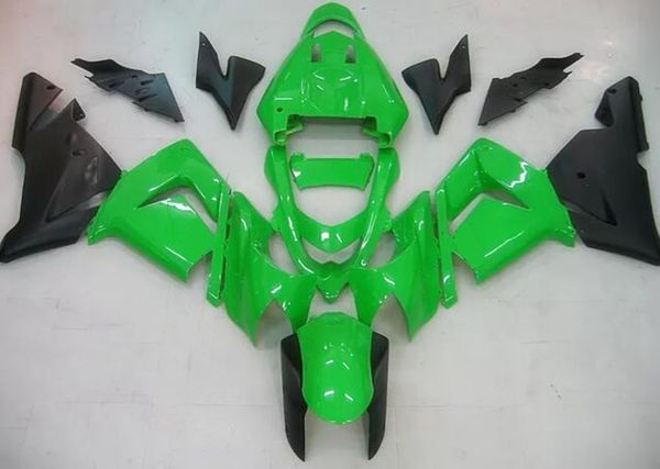 

4 подарков для мотоциклов новых abs полные обтекатели комплекты приспособленных для kawasaki ninja zx-10r 2004 2005 04 05 10r органа, зелены