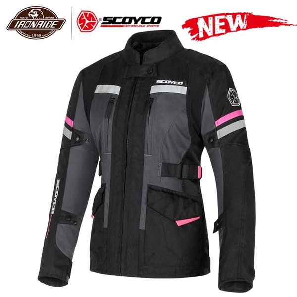 

scoyco 2020 waterproof motorcycle jacket women jaqueta motociclista vintage retro casual moto motocross jacket for 4 season