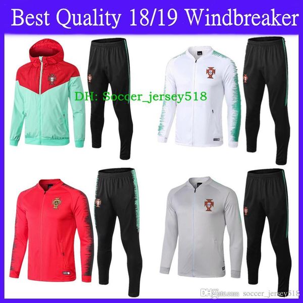 

2018 19 portugal urvetement jacket training uit occer jer ey track uit portugal windbreaker football jacket track uit et